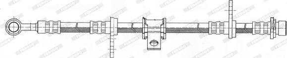 Ferodo FHY3084 - Гальмівний шланг autozip.com.ua