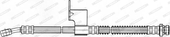 Ferodo FHY3146 - Гальмівний шланг autozip.com.ua