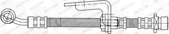 Ferodo FHY3151 - Гальмівний шланг autozip.com.ua