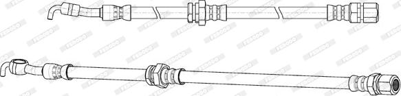 Ferodo FHY3113 - Гальмівний шланг autozip.com.ua