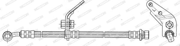 Ferodo FHY3183 - Гальмівний шланг autozip.com.ua