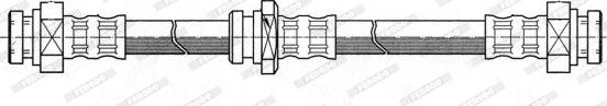 Ferodo FHY2442 - Гальмівний шланг autozip.com.ua