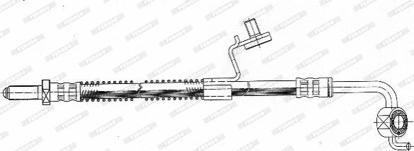 Ferodo FHY2425 - Гальмівний шланг autozip.com.ua