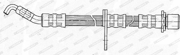 Ferodo FHY2470 - Гальмівний шланг autozip.com.ua