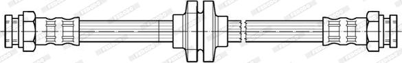 Ferodo FHY2540 - Гальмівний шланг autozip.com.ua