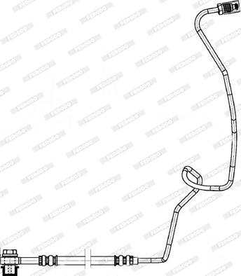 Ferodo FHY2518 - Гальмівний шланг autozip.com.ua