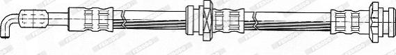 Ferodo FHY2399 - Гальмівний шланг autozip.com.ua
