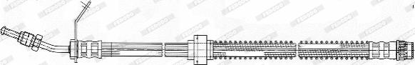 Ferodo FHY2312 - Гальмівний шланг autozip.com.ua