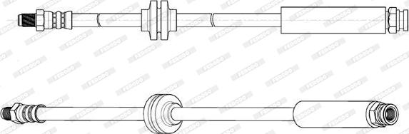 Ferodo FHY2785 - Гальмівний шланг autozip.com.ua