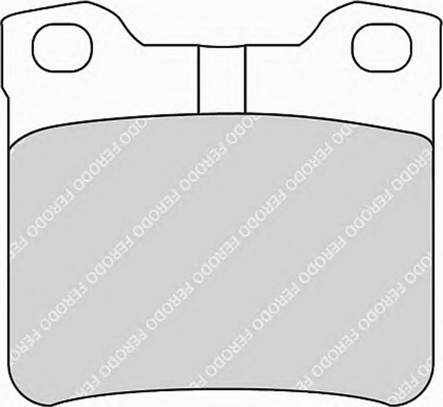 Ferodo FQT1415 - Гальмівні колодки, дискові гальма autozip.com.ua