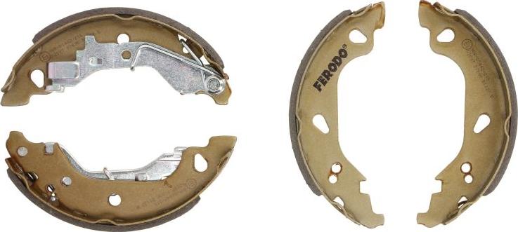 Ferodo FSB603 - Комплект гальм, барабанний механізм autozip.com.ua