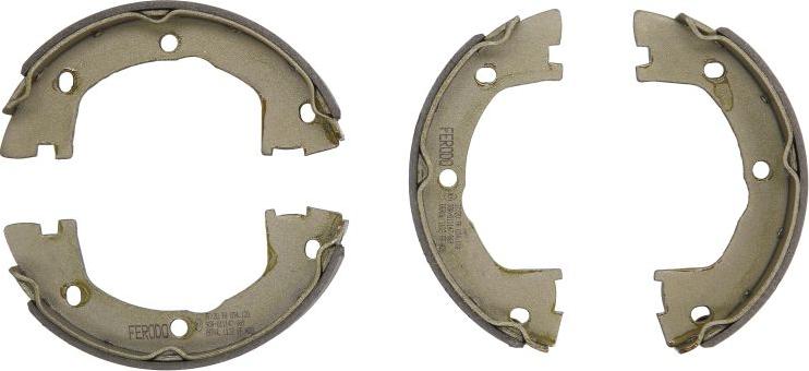 Ferodo FSB685 - Комплект гальм, ручник, парковка autozip.com.ua
