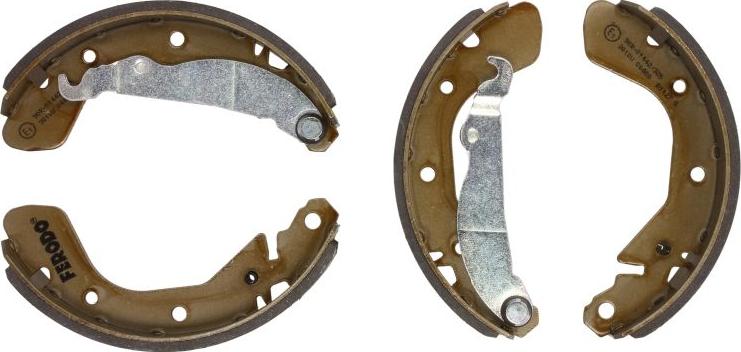 Ferodo FSB335 - Комплект гальм, барабанний механізм autozip.com.ua