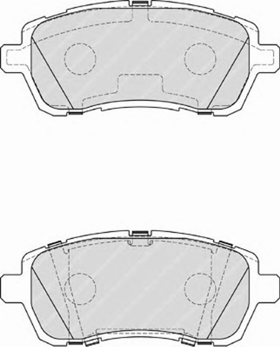 Ferodo FSL4179 - Гальмівні колодки, дискові гальма autozip.com.ua