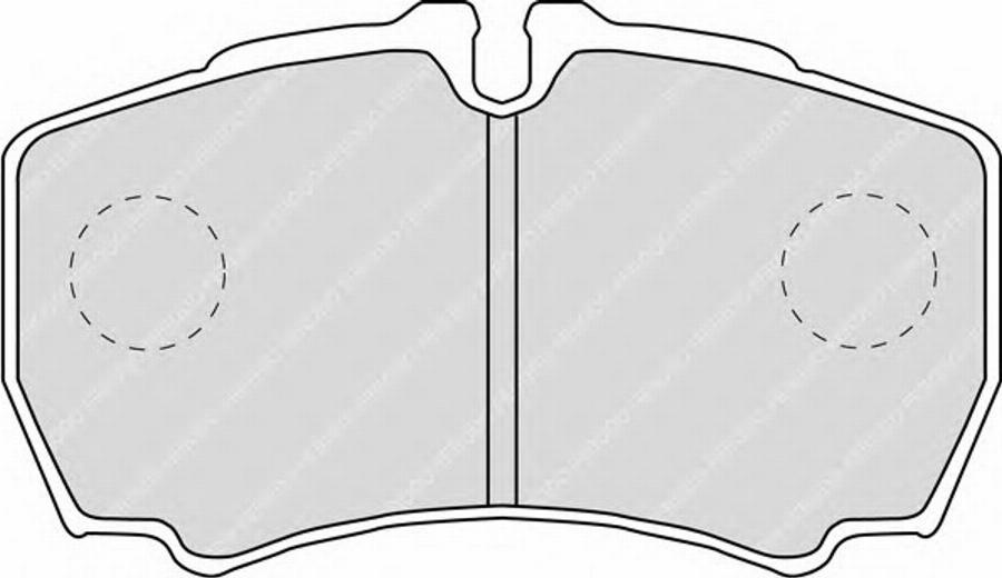 Ferodo FSL1405 - Гальмівні колодки, дискові гальма autozip.com.ua
