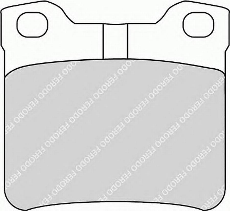 Ferodo FSL1415 - Гальмівні колодки, дискові гальма autozip.com.ua