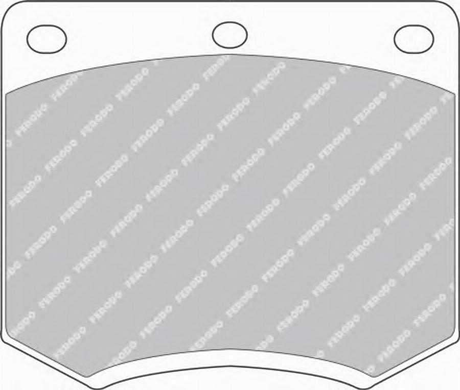 Ferodo FSL167 - Гальмівні колодки, дискові гальма autozip.com.ua