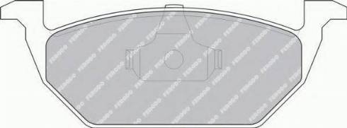 Ferodo FSL1094 - Гальмівні колодки, дискові гальма autozip.com.ua