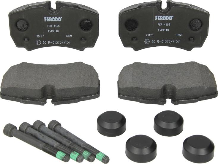 Ferodo FVR4140 - Гальмівні колодки, дискові гальма autozip.com.ua