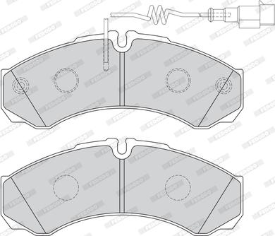 Ferodo FVR4156 - Гальмівні колодки, дискові гальма autozip.com.ua