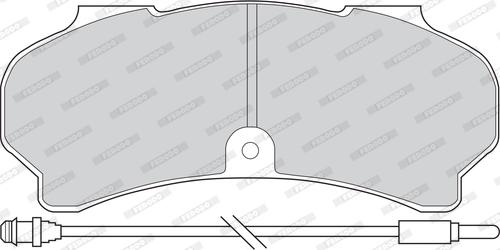 Ferodo FVR626 - Гальмівні колодки, дискові гальма autozip.com.ua