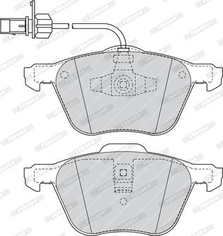 Ferodo FVR1497 - Гальмівні колодки, дискові гальма autozip.com.ua