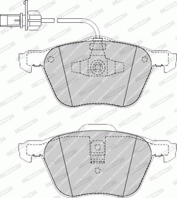 Ferodo FVR1497 - Гальмівні колодки, дискові гальма autozip.com.ua