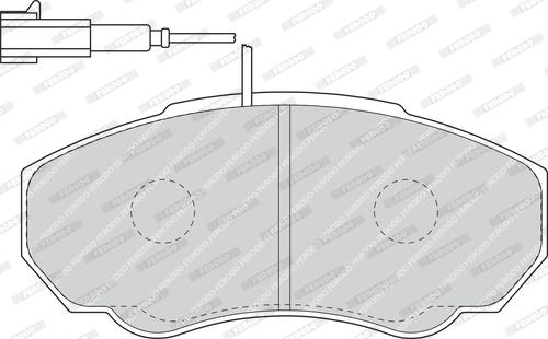 Ferodo FVR1478 - Гальмівні колодки, дискові гальма autozip.com.ua