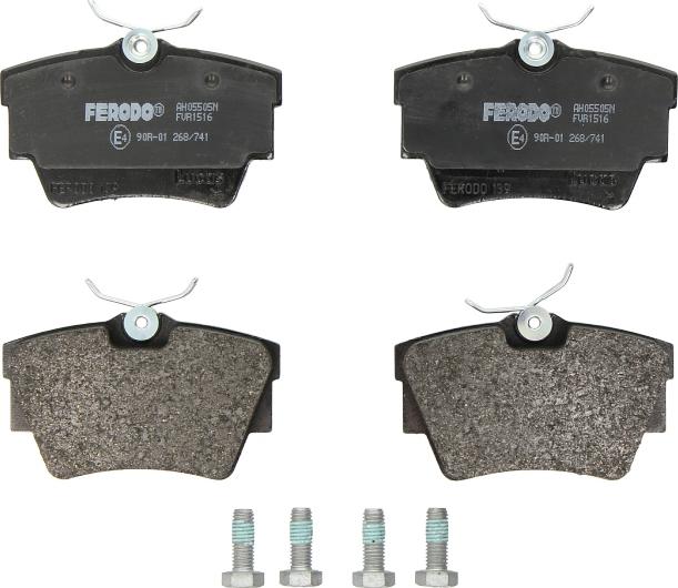 Ferodo FVR1516 - Гальмівні колодки, дискові гальма autozip.com.ua
