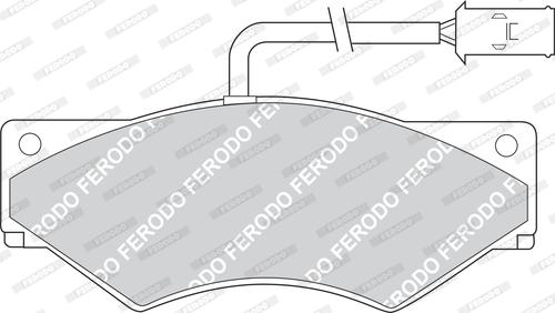 Ferodo FVR852 - Гальмівні колодки, дискові гальма autozip.com.ua