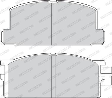 Ferodo FVR295 - Гальмівні колодки, дискові гальма autozip.com.ua