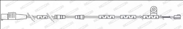 Ferodo FWI353 - Сигналізатор, знос гальмівних колодок autozip.com.ua