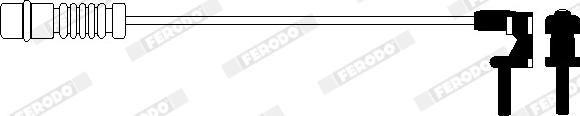 Ferodo FWI267 - Сигналізатор, знос гальмівних колодок autozip.com.ua
