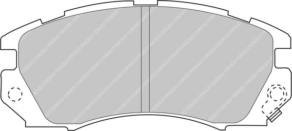 Ferodo Racing FCP948R - Гальмівні колодки, дискові гальма autozip.com.ua