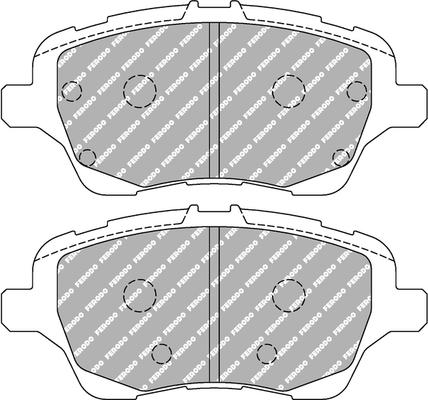 Ferodo Racing FCP4612H - Гальмівні колодки, дискові гальма autozip.com.ua