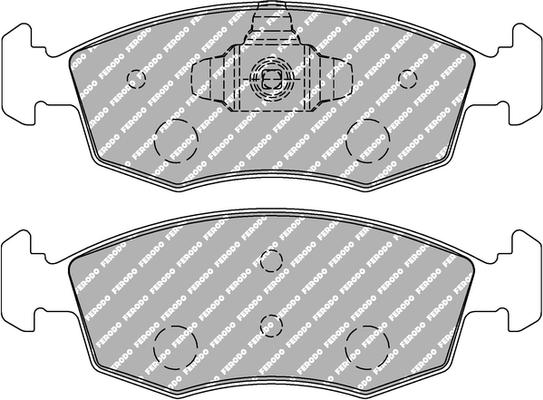 Ferodo Racing FCP4353H - Гальмівні колодки, дискові гальма autozip.com.ua