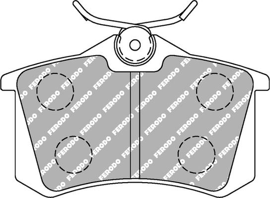 Ferodo Racing FCP1491W - Гальмівні колодки, дискові гальма autozip.com.ua