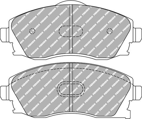 Ferodo Racing FCP1424H - Гальмівні колодки, дискові гальма autozip.com.ua