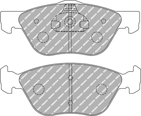 Ferodo Racing FCP1052H - Гальмівні колодки, дискові гальма autozip.com.ua