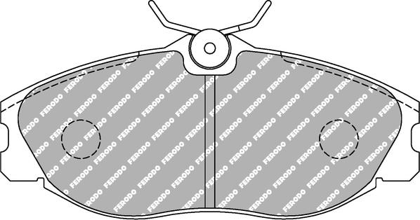 Ferodo Racing FCP1063R - Гальмівні колодки, дискові гальма autozip.com.ua