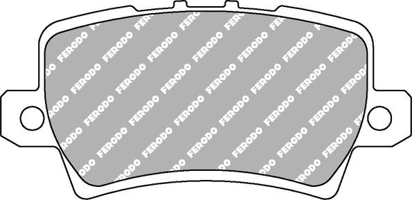 Ferodo Racing FCP1862H - Гальмівні колодки, дискові гальма autozip.com.ua