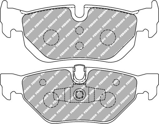 Ferodo Racing FCP1807H - Гальмівні колодки, дискові гальма autozip.com.ua