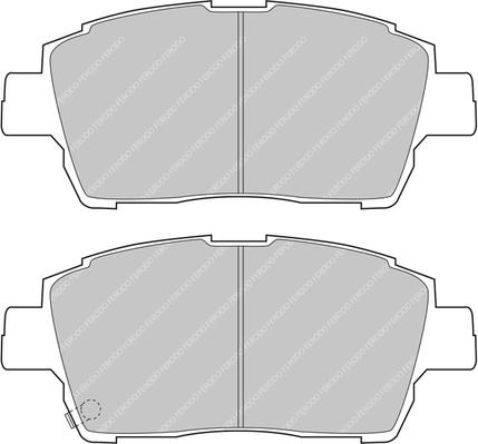 Ferodo Racing FCP1392H - Гальмівні колодки, дискові гальма autozip.com.ua