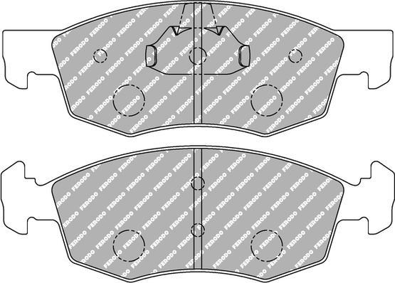 Ferodo Racing FCP1376H - Гальмівні колодки, дискові гальма autozip.com.ua