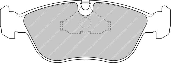 Ferodo Racing FCP1285H - Гальмівні колодки, дискові гальма autozip.com.ua