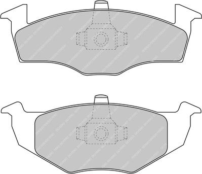 Ferodo Racing FCP1288H - Гальмівні колодки, дискові гальма autozip.com.ua