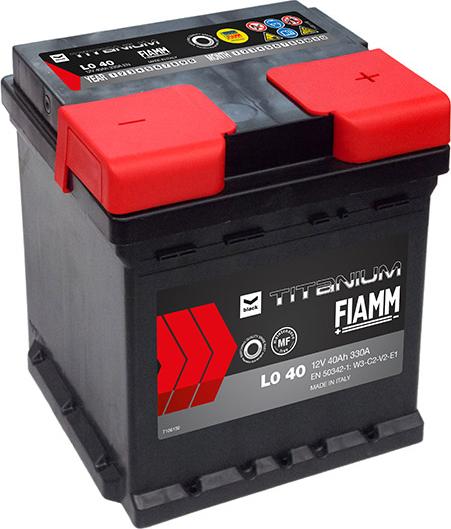 Fiamm L0 40 - Стартерна акумуляторна батарея, АКБ autozip.com.ua