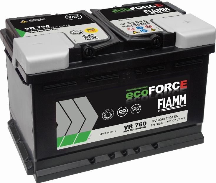 Fiamm VR760 - Стартерна акумуляторна батарея, АКБ autozip.com.ua