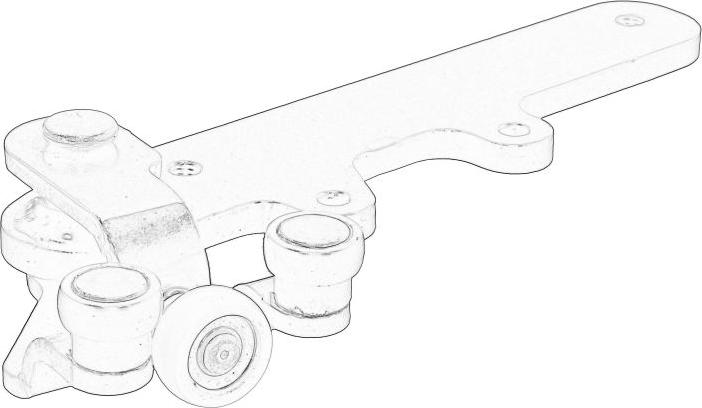 FCA 51919826 - Напрямна ролика, зсувні двері autozip.com.ua