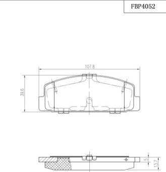 FI.BA FBP4052 - Гальмівні колодки, дискові гальма autozip.com.ua